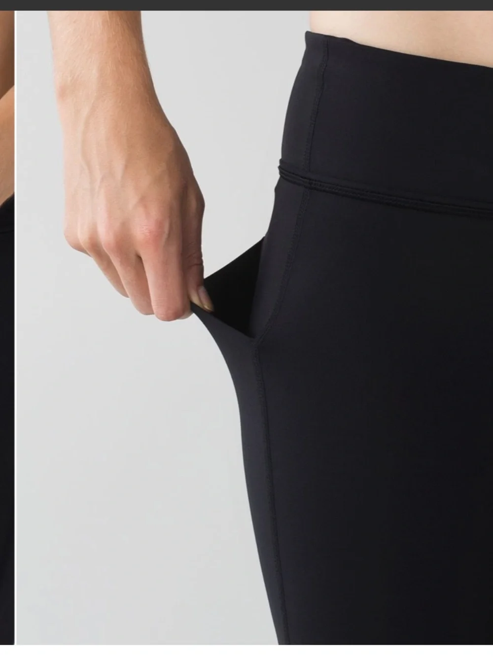 Lululemon pace rival crop 22”‎ black 4